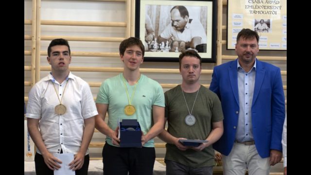 1. Gledura Benjámin, 2. Balog Imre, 3. Kozák Ádám