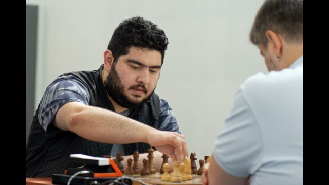 Parham Maghsoodloo GM, a főverseny ezüstérmese