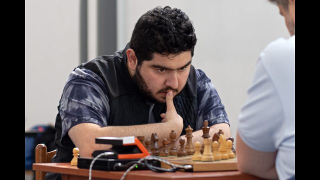 Parham Maghsoodloo GM, a főverseny ezüstérmese